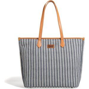 ❤️  Lee Trend Stripe Large Tote Bags for Women Weekender Travel Shoulder Handbag